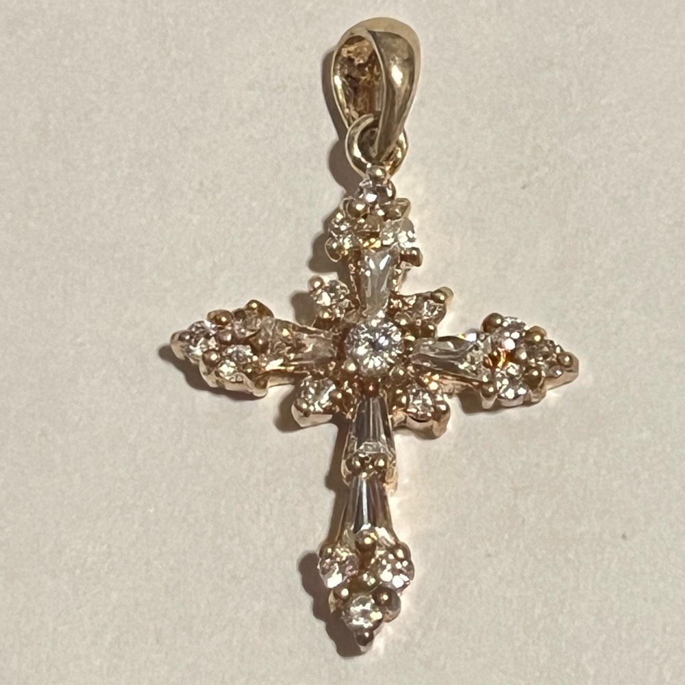 925 silver cross pendant